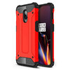 Military Defender Tough Shockproof Case for OnePlus 6T - Red